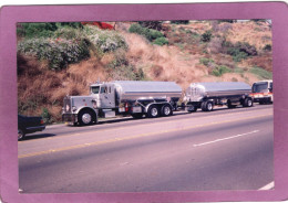 USA CAMION REMORQUE CITERNE PETERBILT Peterbilt Tanker Truck With Trailer Peterbilt-Tankwagen Mit Anhänger - Transporter & LKW