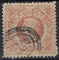 NOUVELLE GALLE DU SUD       1860-72        N° 32a   Oblitéré  Rouge Terne - Used Stamps