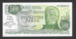Argentina - Banconota Non Circolata FdS UNC Da 500 Pesos Con Firma Di MARADONA P-303A.3 - 1979 #19 - Argentine
