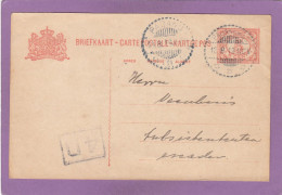 ENTIER POSTAL DE PAJAKOMBO POUR PADANG,1919. - Niederländisch-Indien