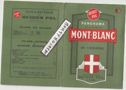 VP : Haute Savoie : Panorama MONT BLANC , Chamonix, édité Guides Pol Lyon - Andere & Zonder Classificatie
