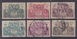 Belgisch Congo YT° 185-191 - Usati