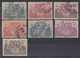 Belgisch Congo YT° 185-191 - Usati