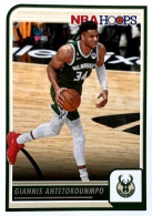 147 Giannis Antetokounmpo - Milwaukee Bucks - Carte Panini 2023-2024 NBA Hoops Base Cards - Other & Unclassified