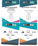 FIFA WOMEN'S WORLD CUP. AUSTRALIA / NZ 2023. TV INTERVIEW POSITION. BRAZIL V PANAMA - Tickets - Entradas
