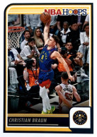 154 Christian Braun - Denver Nuggets - Carte Panini 2023-2024 NBA Hoops Base Cards - Autres & Non Classés