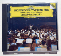 Q-1005 * SHOSTAKOVICH - SYMPHONY NO. 5 - NATIONAL SYMPHONY ORCHESTRA, ROSTROPOVICH - DEUTSCHE GRAMMOPHON, 4105092 - Clásica