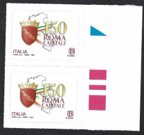 Italia 2021; 150° Roma Capitale D'Italia : Coppia Con Bordo A Destra. - 2021-...: Mint/hinged