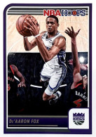 174 De'Aaron Fox - Sacramento Kings - Carte Panini 2023-2024 NBA Hoops Base Cards - Autres & Non Classés