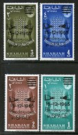 Sharjah - UAE 1963 Freedom From Hunger FAO Agriculture Sc 36-39 Set O/P Gemini Space Shuttle MNH # 5230A - Agriculture
