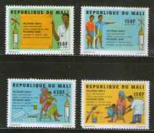 Mali 2000 Campaign Against Malaria Health Medicine Sc 1093-96 MNH # 340 - Medicine