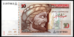 10 Dinars 1994 - P. 87A - UNC** -(2 Scans-2 Images) - Tunesien