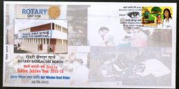 India 2015 Rotary Club Eye Hospital Health Cleft Palate Surgery Sp. Cover  # 18308 - Rotary, Lions Club