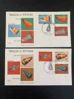 Enveloppes 1er Jour "Coquillages - Faune Marine" 14/10/1983 - 306/311 - Wallis Et Futuna - FDC