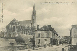 53 CRAON - L'Eglise Saint Nicolas Vue Des Ponts - Craon