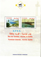 2023-Notice-iles De Tunisie: Ile De Kuriat,ile De La Galite (phares) 3 Langues-Arabe-Français-Anglais - Fari