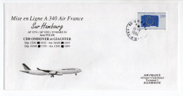 - PREMIER VOL AIRBUS A 340 Air France GROSLAY (Val-d'Oise) Pour HAMBOURG (Allemagne) 19.3.1994 - - Primi Voli