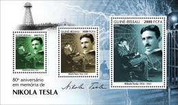 Guinea Bissau  2023 Nikola Tesla. (333) OFFICIAL ISSUE - Física