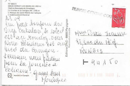 Cachet Rungis 94 Sur CPM Vernet-les-Bains - Matasellos Generales