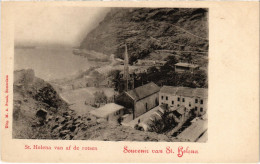 PC SAINT HELENA ISLAND ST. HELENA VAN AF DE ROTSEN (a53146) - Sainte-Hélène