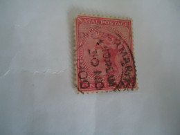 NATAL   USED STAMPS VICTORIA WITH POSTMARK 1900 - Natal (1857-1909)