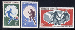 Gabon Serie 3v 1966 World Cup Football Soccer MNH - Gabon