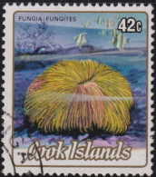 1987 Cookinseln ° Mi:CK 991, Sn:CK 800, Yt:CK 782, Sg:CK 979,Common Mushroom Coral (Fungia Fungites), Corals II - Cook Islands