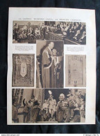 Laurea Honoris Causa Principe Umberto Savoia+Guglielmo Marconi Stampa Del 1932 - Otros & Sin Clasificación