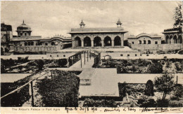 PC INDIA FORT AGRA AKBAR'S PALACE, Vintage Postcard (b52797) - Inde