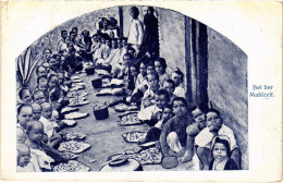 PC INDIA EATING CHILDREN TYPES, Vintage Postcard (b52790) - Inde