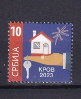 SERBIA 2023,ROOF,TAX,CHARITY,SURCHARGE,,MNH - Serbia