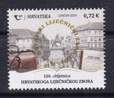 CROATIA  2024,150TH ANNIVERSARY OF THE CROATIAN MEDICAL ASSOCIATION,MNH - Médecine