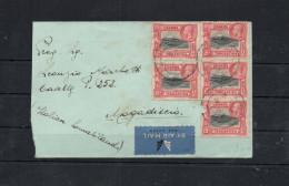 K.U.T -1937 -  AIRMAIL COVER NAIROBI TO MOGADISCIO  VIA KHARTOUM  BACKSTAMPS - Kenya, Ouganda & Tanganyika