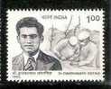 India 1993 Famous People, Dr. Dwarkanath Kotnis, Surgeon, Health Surgery 1v MNH Inde Indien - Other & Unclassified