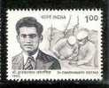 India 1993 Famous People, Dr. Dwarkanath Kotnis, Surgeon, Health Surgery 1v MNH Inde Indien - Altri & Non Classificati