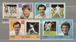 Nanumea Tuvalu 1984 Sport Cricket Mi 13-20 MNH(**) #Sp164 - Cricket