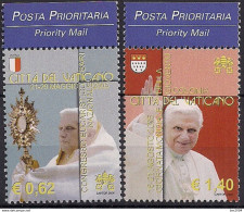 2006 Vatikan Mi. 1558-9 **MNH   Die Reisen Von Papst Benedikt - Nuovi