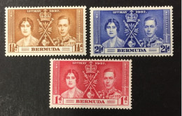 1937 - Bermuda - Coronation Of King George VII And Queen Elizabeth - Unused - Bermudas