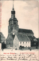 ! Alte Ansichtskarte Gruß Aus Wolgast, St. Petrikirche, Pfarrhaus - Wolgast