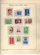 Bresil - (1959-60)  - Poste PA - Architecture -  Evenements - Celebrites - Neufs** - MNH - 2 Pages - 22 Val. - Ongebruikt
