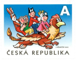 750-751 Czech Republic Ctyrlistek Four-Leaf Clover In The King's Service Cartoon 2012 1st Edition Lion Cat Pig Dog Hare - Cómics