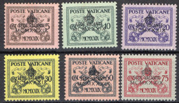 Vaticano - 1939 - Sede Vacante - Serie Completa ** MNH - Nuevos