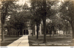 LUVERNE MINNESOTA  ...........  COURT HOUSE " JAIL " ............ REAL PHOTO POSTCARD - Autres & Non Classés