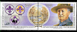 #2595 CHILE 1982 SCOUTS SCOUTISM BADEN POWELL YV 597-8 MNH - Chili