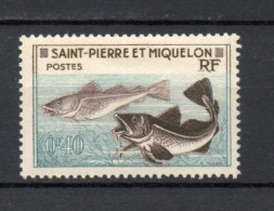 SAINT PIERRE ET MIQUELON N° 351    NEUF SANS CHARNIERE COTE  1.00€     POISSON ANIMAUX FAUNE - Neufs