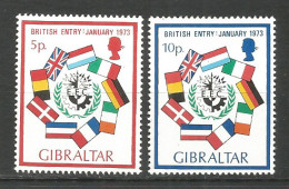Gibraltar 1973 Mint MNH(**) Set  - Gibraltar
