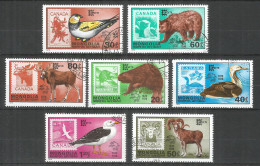 Mongolia 1978 Used Stamps CTO Mi# 1157-1163 - Mongolia