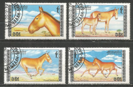 Mongolia 1988 Used Stamps CTO Animals - Mongolie