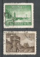 Poland 1948 Year , Used Stamps Mi.# 502-03 - Oblitérés