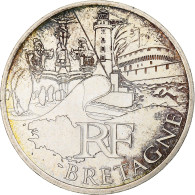 France, 10 Euro, Bretagne, 2011, Monnaie De Paris, SPL, Argent, KM:1730 - France